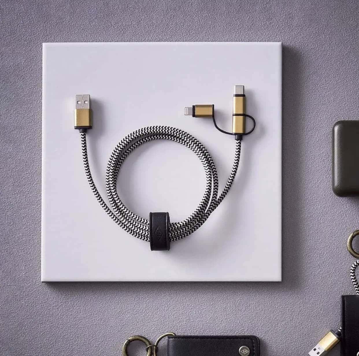 3-in-1 Charging Cable by Gentlemen's Hardware