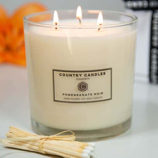 Extra Large Soy Wax Candle - 3 Wick (640ml) - Country Candles